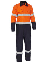 Bisley Apex 185/240 Taped Hi Vis FR Ripstop Vented Coverall